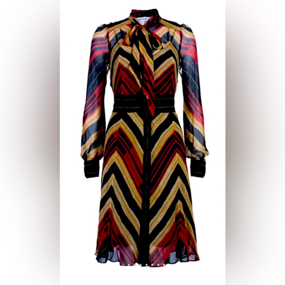 DVF Hannah Silk Overlay Dress